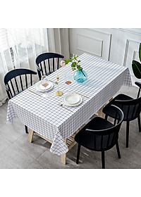 Khăn Trải Bàn Chống Thấm Nước Họa Tiết Độc Đáo, Tấm Lót Decor Bàn Ăn Kẻ Caro Nhiều Kích Thước Chính Hãng TOKDODO