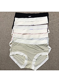 Combo 3 Quần lót nữ lụa tàng hình,đũng kháng khuẩn,co giãn 4 chiều,mềm mại,thoáng mát, cạp cao không lộ viền