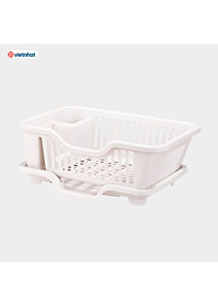 Rổ Úp Bát Tiện Ích Việt Nhật, Giá Để Bát Đĩa , Khay Úp bát, Có Lỗ Thoát Nước Tiện Ích Chất Liệu Nhựa PP An Toàn- Hàng Việt Nam