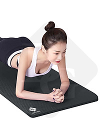 BG Thảm tập Yoga,GYM chuyên dụng dày 10mm  cao su NBR nguyên khối, độ đài hồi tốt, chống lún, Chống trơn trượt, độ bám cao, ngăn ngừa hôi và ẩm mốc (hàng nhập khẩu)