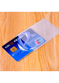 Combo 5 Túi Ví Đựng Bảo Vệ Chống Xước Thẻ ATM, Card Visit, CMND, Driver License Bằng Lái Xe Trong Suốt - Loại 1 Chính Hãng MINIIN