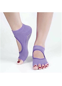 VỚ TẬP YOGA HỞ NGÓN ĐÍNH HẠT CHỐNG TRƯỢT ( Màu ngẫu nhiên) - HENRYSA