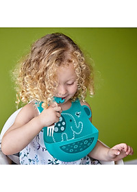 Yếm silicon ăn dặm cho bé Marcus & Marcus, từ 6 tháng