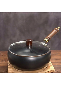 Chảo Sắt Lòng Sâu Chống Dính Phù Hợp Với Loại Bếp, Tay Cầm Cách Nhiệt Chống Bỏng, Chảo Nấu Ăn Tiện Lợi - HÀNG CHÍNH HÃNG MINIIN