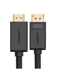 Cáp Displayport to HDMI 2m cao cấp Ugreen 10202  - Hàng Chính Hãng