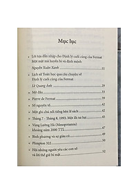 Sách Định Lý Cuối Cùng Của Fermat - Một Mật Mã Huyền Bí Và Định Mệnh