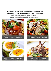 Máy nấu chậm Sous Vide BioloMix SV-9008 kết nối Wifi, công suất 1300W-Hàng chính hãng