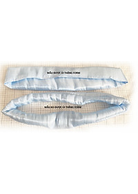 Cột tóc scrunchies màu ngọc ánh kim sang trọng size trung lớn