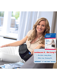 Đai lưng chấn thương cao cấp Actimove Lombacare X