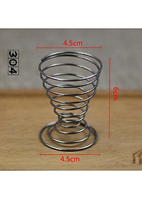 Ly Ăn Hột Vịt Lộn Inox Vòng Xoắn Chống Nóng