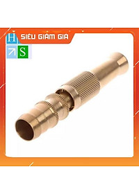 Đầu vòi xịt tăng áp bằng đồng, Vòi rửa xe hơi, rửa sân, tưới cây, làm vườn, Vòi xịt điều chỉnh được áp lực nước 206587