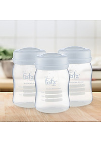 Bộ 3 Bình Trữ Sữa Mẹ FATZBABY 150ml FB0120N