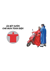 Áo Mưa BISUR Bít 1 Người Trùm Đầu, GIÁ SỈ, RANDO Chính Hãng, Có Phản Quang, Vải Dù Cao Cấp Nhanh Khô, Không Thấm Nước