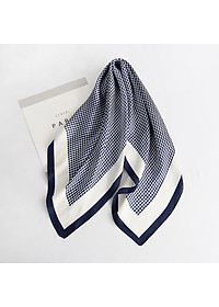 Khăn lụa vuông basic dễ phối đồ AKL90 (70x70cm