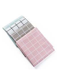 Khăn Trải Bàn Kẻ Caro KUNBE Chống Thấm Nước, Tấm Lót Bàn Ăn Nhiều Kích Thước Decor Bàn Ăn Tiện Dụng 