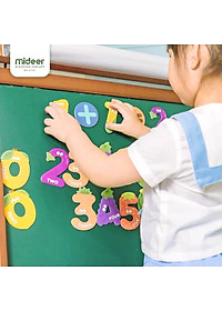 Đồ chơi giáo dục – Bộ chữ cái / Bộ chữ số nam châm hình con vật, trái cây, rau củ - chính hãng MIDEER