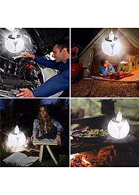 Bóng Đèn Tích Điện 40W , Năng Lượng Mặt Trời 4 Cánh ,Đèn Led Siêu Sáng ,Tiết Kiệm Điện Năng , Chống Nước - HÀNG CHÍNH HÃNG MINIIN