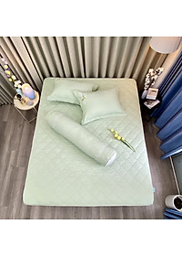 Bộ ga giường chần bông KBedding by Everon KMTS 103 Microtencel Xanh ngọc (4 món)