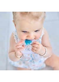 Bàn chải đánh răng kiêm gặm nướu silicon cho bé Marcus & Marcus, từ 6 tháng - Ollie