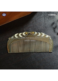 Lược sừng chim đôi giá rẻ (Size: S - 10cm) COH101 - Tượng trưng cho tình yêu và hòa bình - Chăm sóc tóc