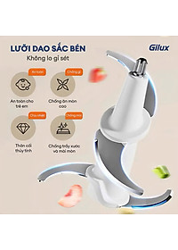 Máy Xay Thịt Đa Năng 500W, 4 Lưỡi Dao, Dung Tích 3.5L – Xay Nhanh, Tiện Lợi - HÀNG CHÍNH HÃNG MINIIN