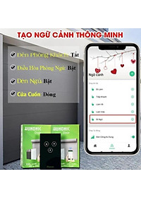 Công Tắc Cửa Cuốn Thông Minh Hunonic Door Trắng│Công tắc điều khiển cửa cuốn từ xa bằng điện thoại -2022
