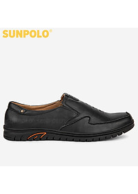 Giày Lười Nam Da Bò SUNPOLO SUS511 (Đen, Nâu)