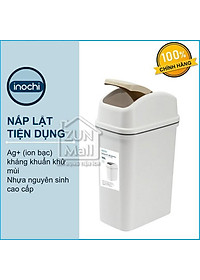 Thùng Rác Nhựa Cao Cấp Nắp Lật 15 Lít Inochi Nhật Bản - Phù Hợp Với Không Gian Sống Hiện Đại