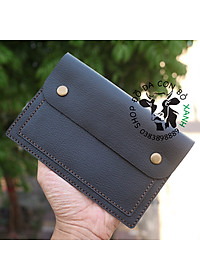 Ví đựng giấy tờ xe, đăng kiểm da bò thật handmade Mẫu 02