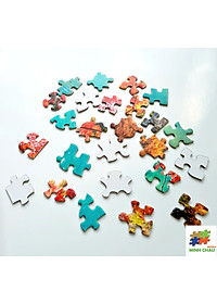 Tranh Xếp Hình Random Cut 750 Mảnh Minh Châu – Spring Cottage (40x60cm)