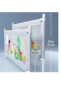 Bộ 2 thanh chắn giường đủ kích thước an toàn cho bé