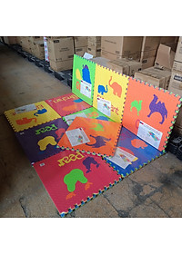 Tấm thảm chơi xếp hình EVA xếp hình lồng vào nhau thân thiện với môi trường dành cho trẻ em để tập bò.