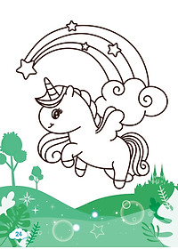 Tô Màu Diệu Kỳ - Kỳ Lân Nhỏ (MEGA)