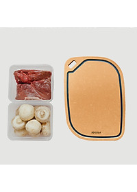 Thớt sạch sợi gỗ tự nhiên JIDOSA JD3830, an toàn, chống trầy xước , chống cong vênh dùng được trong máy rửa chén đa năng