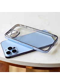 Ốp lưng dẻo trong viền màu bảo vệ camera Sulada cho iPhone 14 ProMax / 14 Pro / 14 Plus / 14 – hàng nhập khẩu