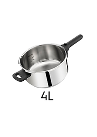 Nồi áp suất cơ inox Tefal Secure 5 Neo 4L, dùng cho mọi loại bếp - Hàng chính hãng