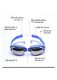 kính bơi người lớn mắt tráng gương YUKE - E770, chống tia UV400, chống nước, chống mờ(Tặng Kèm Hộp)