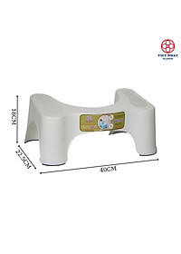 Ghế Kê Chân Toilet Chống Táo Bón Ngăn Ngừa Các Bệnh Tiêu Hóa Khi Đi Vệ Sinh