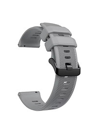 Dây đồng hồ cao su silicon cao dấp dành cho Samsung Galaxy watch 3 45mm - Khóa đen