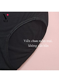 Quần lót nữ cotton trơn cạp cao Vicci 105 ôm gọn vòng 3, mềm mại, thấm hút mồ hôi, kháng khuẩn, khử mùi (có bigsize)