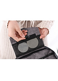 Túi đựng mỹ phẩm, đồ trang điểm, đồ dùng vệ sinh cá nhân đi du lịch - Màu Đỏ