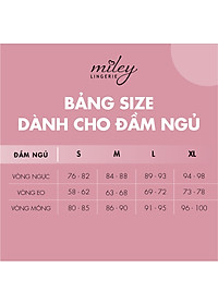 Đầm Mặc Nhà Cotton Lụa Nature Wind Miley Lingerie - Màu Hồng