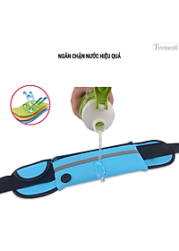 Túi Đeo Bụng Chạy Bộ Chống Nước Teement TM01, Đai Đeo Điện Thoại Chạy Bộ, Túi Đeo Hông Chạy Bộ Phản Quang -hàng Chính Hãng
