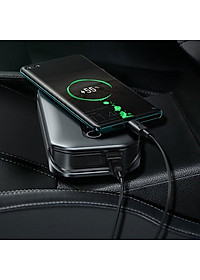 Bộ kích nô acquy kiêm sạc dự phòng 12000mAh Baseus CRJS03-01 - HÀNG CHÍNH HÃNG 