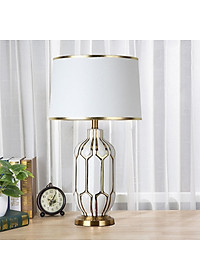 Đèn ngủ để bàn TIGEN kiểu dáng hiện đại, cao cấp trang trí nội thất sang trọng - kèm bóng LED chuyên dụng.