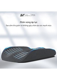 Đệm Mông Công Thái Học Cao Su Non Gối Ngồi Thoáng Khí Đệm Lót Ghế Văn Phòng Ô Tô Xe Hơi- Sairui