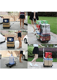 Xe Đẩy Hàng, Xe Kéo Hàng 5 Bánh tiện lợi, tải trọng lớn