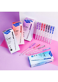Combo 10-15-20 Bút Bi Thiên Long TL-027 - Mực Xanh/Đen/Đỏ