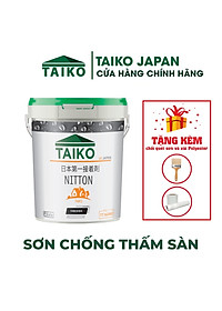 Sơn Chống Thấm TAIKO NITTON - Chống thấm vết nứt mái nhà, sàn nhà vệ sinh, máng xối, tôn, triệt để (Hiệu quả hơn khi pha với xi măng)