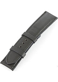 Dây đồng hồ nam nữ Huy Hoàng da bò size lớn màu xám HT8138
